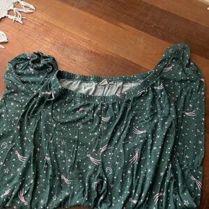 BP Green and Pink Pajama Set